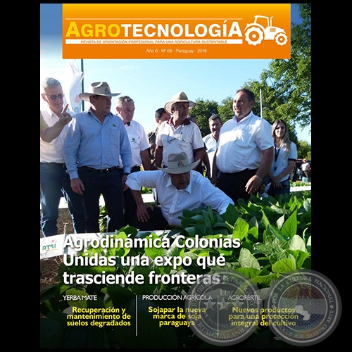 AGROTECNOLOGA Revista - AO 6 - NMERO 68 - AO 2016 - PARAGUAY